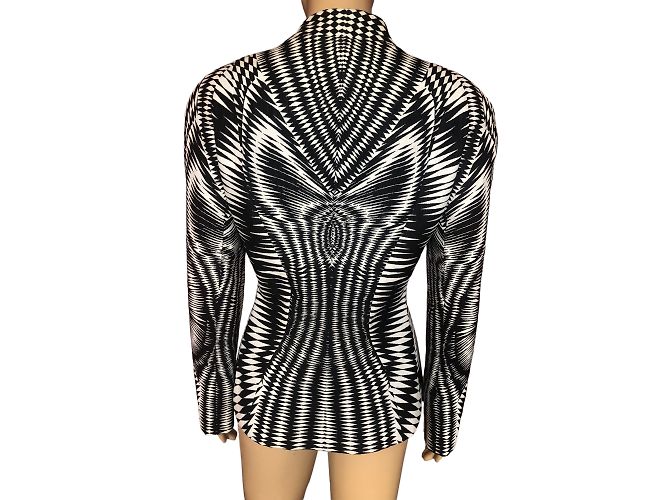 Thierry Mugler MUGLER Chaquetas T.fr 38 Algodón Negro - vista 2
