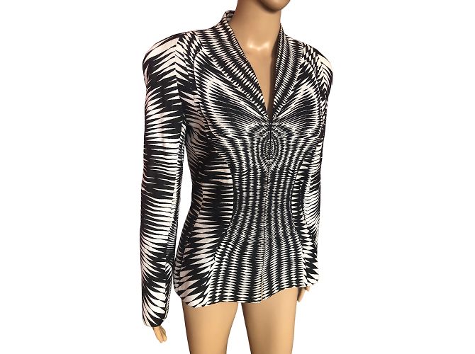 Thierry Mugler MUGLER Chaquetas T.fr 38 Algodón Negro - vista 6