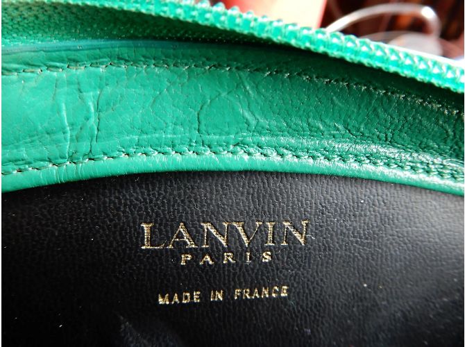 LANVIN Borse T.  vacchetta Verde - vista 10