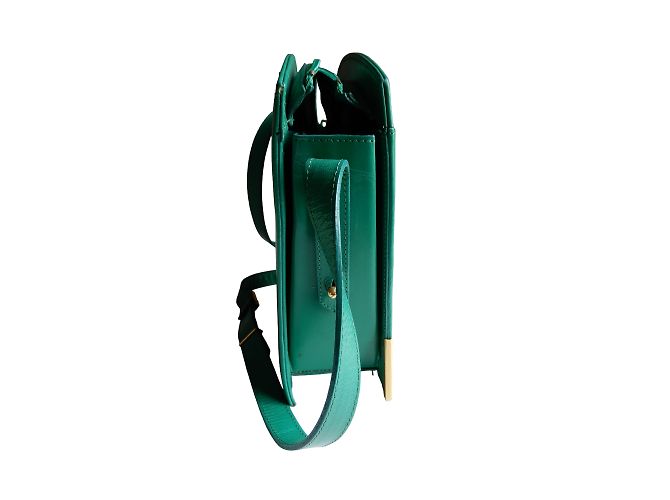 LANVIN Borse T.  vacchetta Verde - vista 7