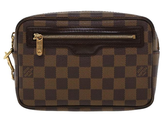 LOUIS VUITTON Damier Ebene Pochette Billets Macau Pochette N61739 auth 42420 - vue 13
