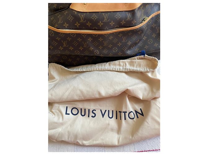 Borsa da viaggio Louis Vuitton Horizon 55 Marrone in Tela - vista 3