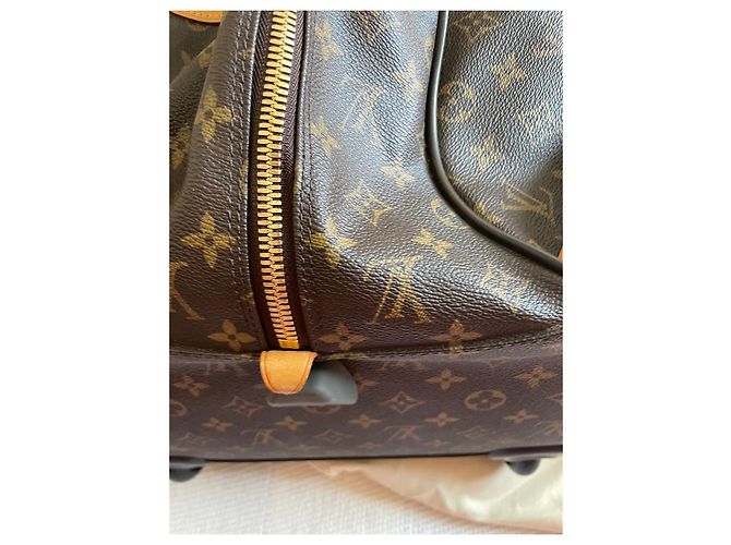 Borsa da viaggio Louis Vuitton Horizon 55 Marrone in Tela - vista 6