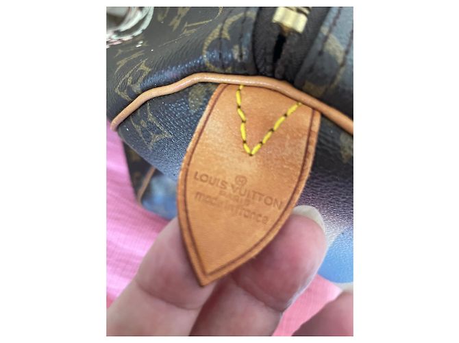 Louis Vuitton Keepall dio salvi la regina Marrone scuro - vista 9