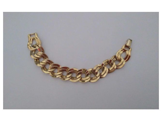 Autre Marque Set Monet Bracciale e Orecchini in Metallo Placcato Oro D'oro - vista 3