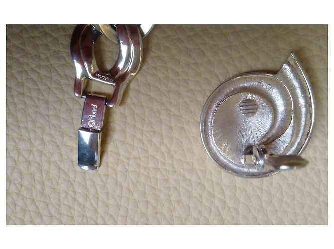 Autre Marque Set Monet Bracciale e Orecchini in Metallo Placcato Oro D'oro - vista 5