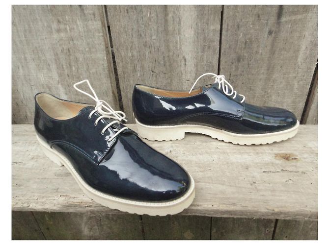 Autre Marque I derby di Parlanti per La Botte Chantilly p 39 Blu navy - vista 3