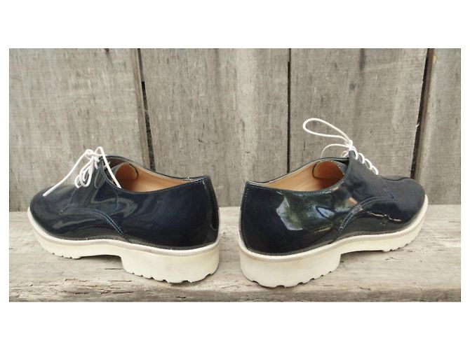 Autre Marque I derby di Parlanti per La Botte Chantilly p 39 Blu navy - vista 5