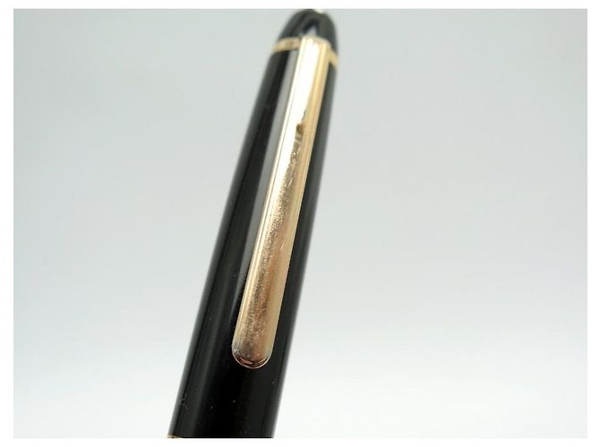 MONTBLANC MEISTERSTÜCK PENNA ROLLER CLASSICA ORO MB12890 Penna Nero - vista 8