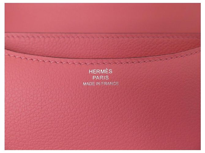 Hermès NUOVA BORSA A MANO HERMES MINI CONSTANCE III 18 PELLE EVERCOLOR ROSE AZALEE Rosa - vista 11