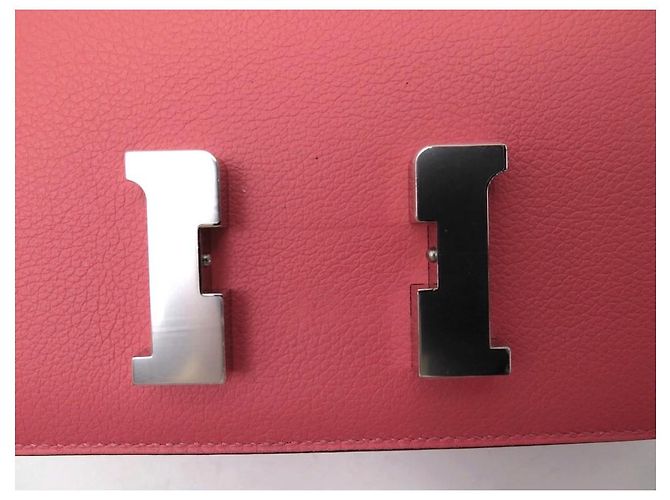 Hermès NUOVA BORSA A MANO HERMES MINI CONSTANCE III 18 PELLE EVERCOLOR ROSE AZALEE Rosa - vista 12