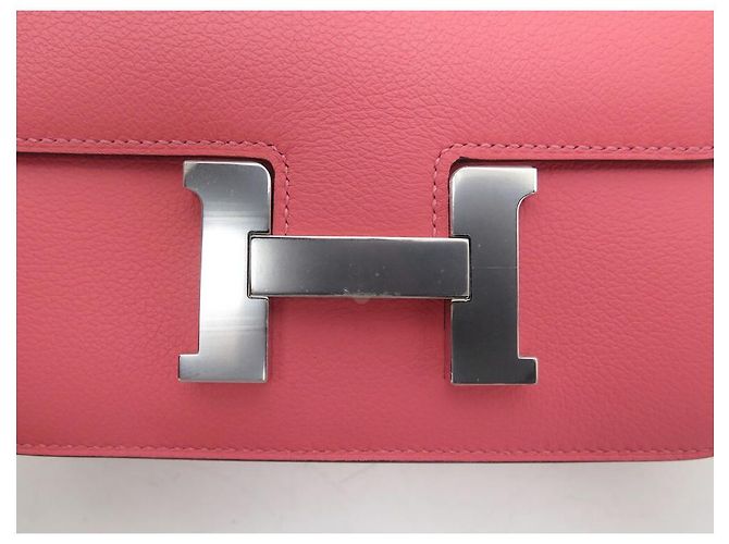 Hermès NUOVA BORSA A MANO HERMES MINI CONSTANCE III 18 PELLE EVERCOLOR ROSE AZALEE Rosa - vista 4