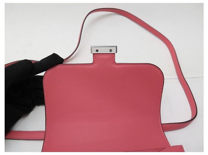 Hermès NUOVA BORSA A MANO HERMES MINI CONSTANCE III 18 PELLE EVERCOLOR ROSE AZALEE Rosa - vista 9