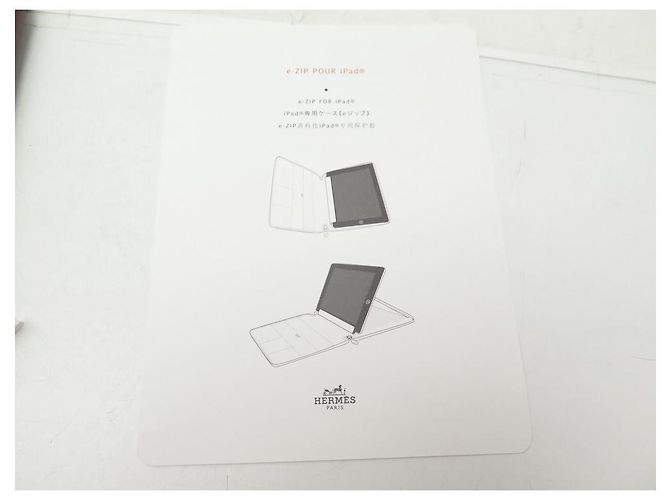 Hermès NUEVA FUNDA HERMES PARA IPAD E-ZIP EN CUERO EPSOM BURDEOS NUEVA FUNDA - vista 10