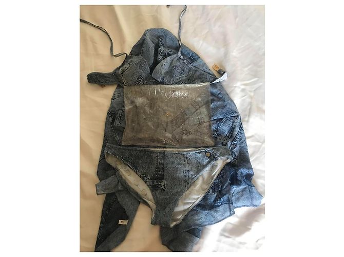 Christian Dior Demiem Badeanzug Set Hellblau - Ansicht 5