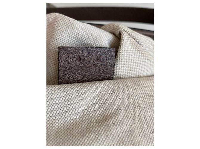 Borsa a tracolla Gucci Soft GG Supreme marrone - vista 11