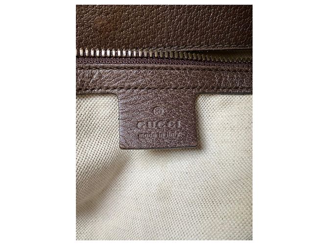 Borsa a tracolla Gucci Soft GG Supreme marrone - vista 12