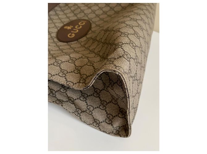 Borsa a tracolla Gucci Soft GG Supreme marrone - vista 6