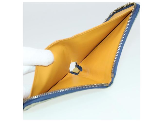 LOUIS VUITTON Monogram Denim Mini Zippy Wallet Portemonnaie Blau M95342 Auth ar9433b - Ansicht 10