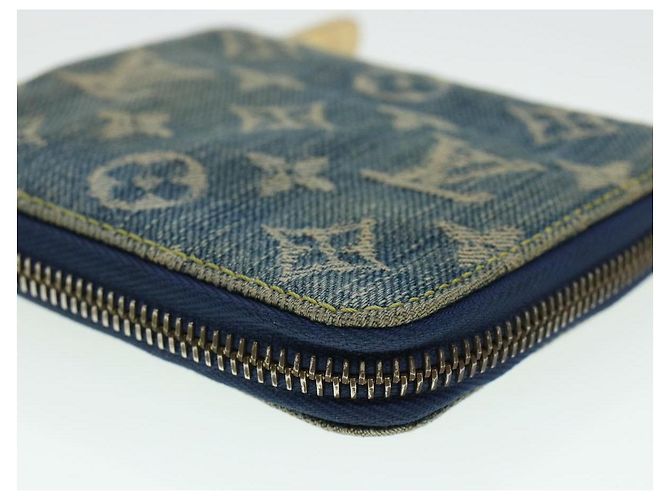 LOUIS VUITTON Monogram Denim Mini Zippy Wallet Portemonnaie Blau M95342 Auth ar9433b - Ansicht 17