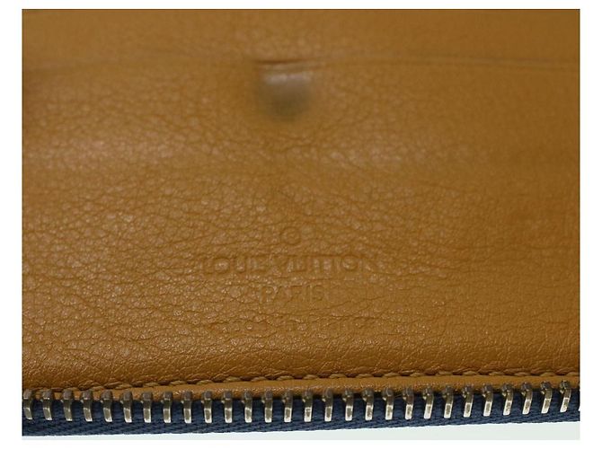 LOUIS VUITTON Monogram Denim Mini Zippy Wallet Portemonnaie Blau M95342 Auth ar9433b - Ansicht 18