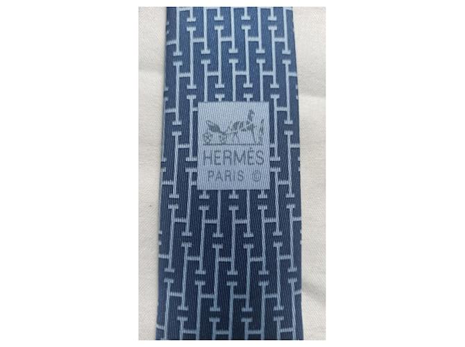 Hermès Ties Blue - view 4