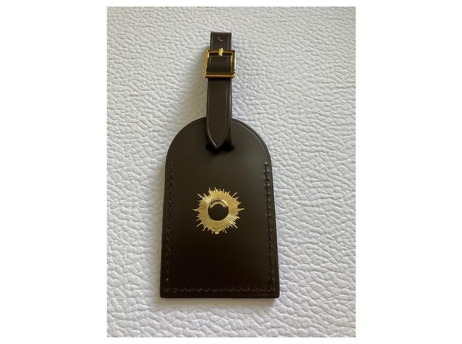 Etichetta bagaglio Louis Vuitton Paris reversibile marrone - vista 3