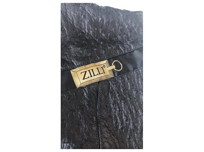 Pochette Zilli in pelle nera Nero - vista 3