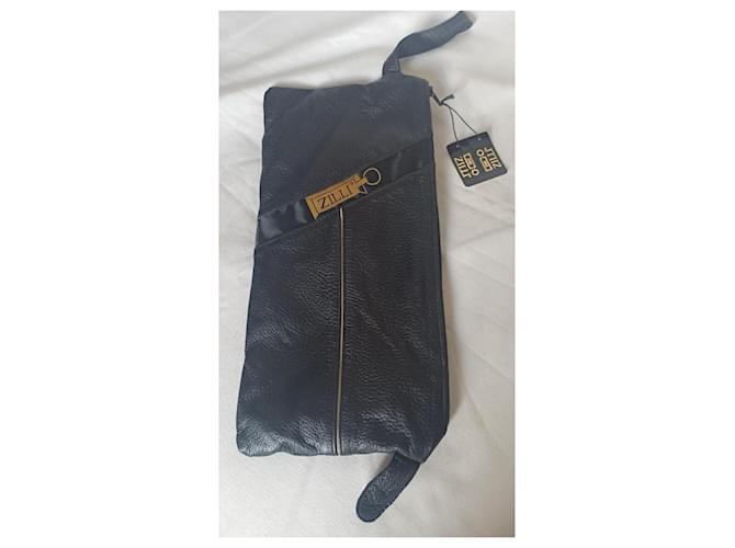 Pochette Zilli in pelle nera Nero - vista 2