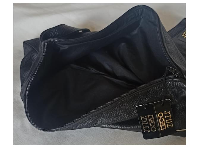 Pochette Zilli in pelle nera Nero - vista 3