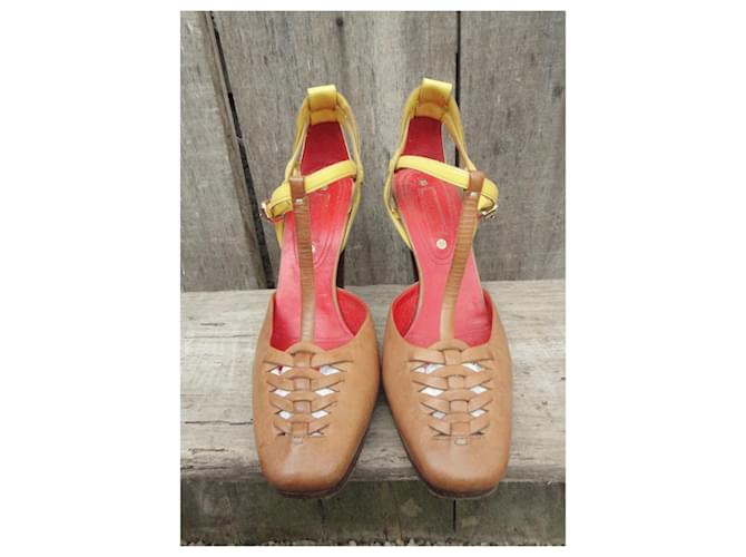 Céline Sandali Celine p 37,5 Giallo Marrone chiaro - vista 3