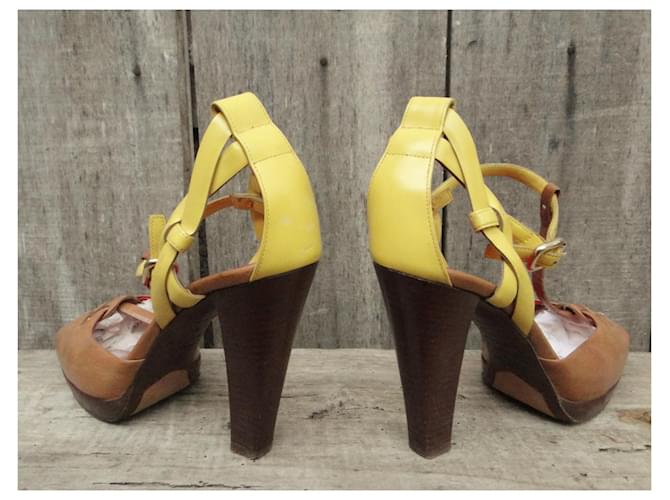 Céline Sandali Celine p 37,5 Giallo Marrone chiaro - vista 4