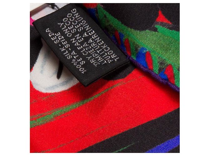 Hermès Accessorio HERMES Foulard Gigante in seta 140 Blu - 100681 - vista 4