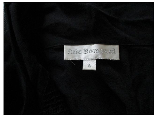 Eric Bompard Camisa, Seda negra,Taille S; Negro - vista 2
