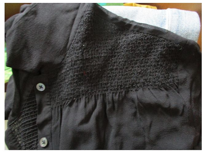 Eric Bompard Camisa, Seda negra,Taille S; Negro - vista 4