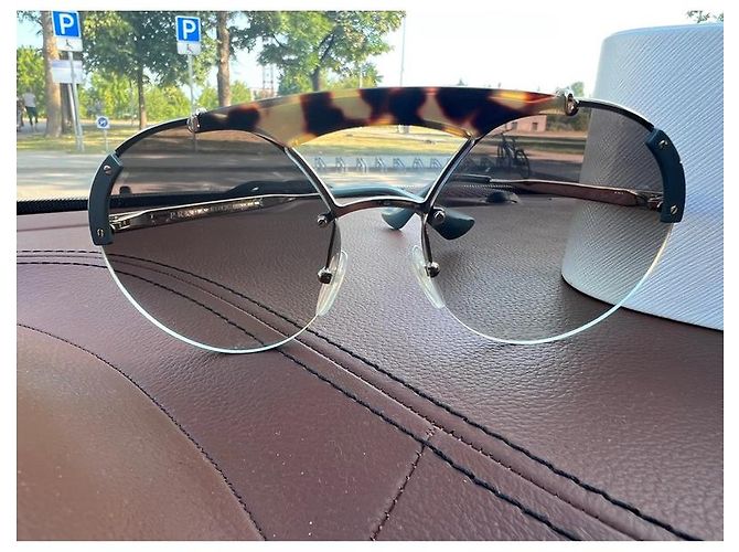 Gafas de sol Prada SPR52U Piloto Marrones Castaño - vista 10