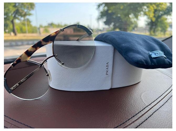 Gafas de sol Prada SPR52U Piloto Marrones Castaño - vista 13
