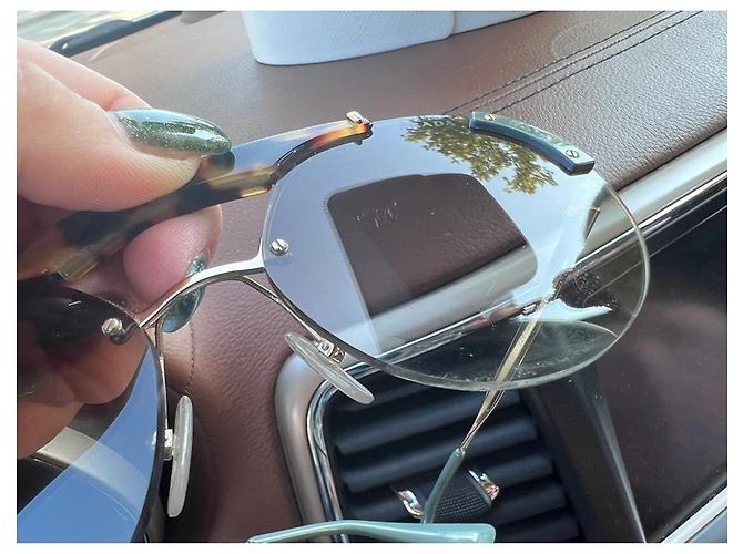 Gafas de sol Prada SPR52U Piloto Marrones Castaño - vista 9