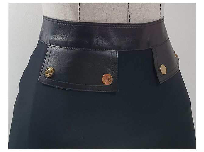 Falda Gucci de lana negra Negro - vista 2