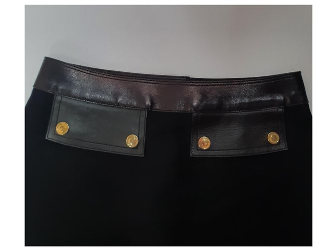 Falda Gucci de lana negra Negro - vista 5
