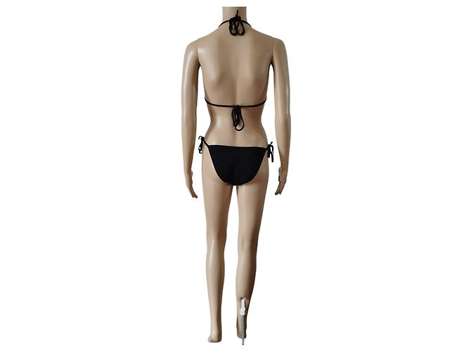 Bikini icónico de Chanel Desfile de moda Primavera Verano 1996 Negro - vista 4