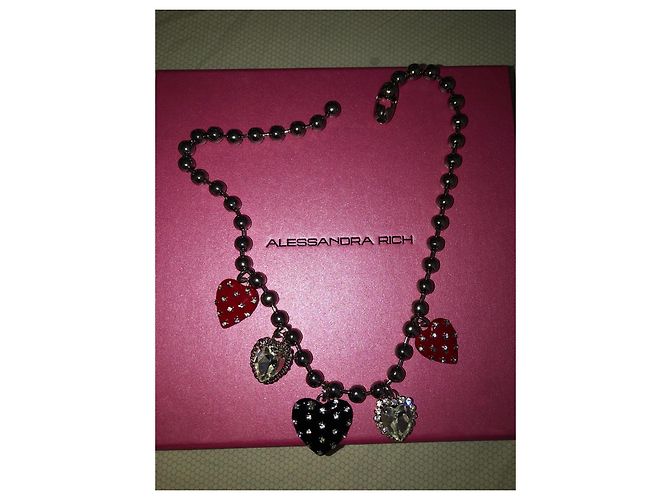 Collana con charms Alessandra Rich Multicolore - vista 2