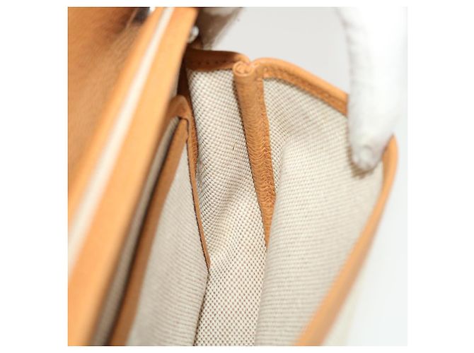 Hermès HERMES Colorado PM Borsa a Spalla Tela Pelle Beige Auth 42860alla - vista 18
