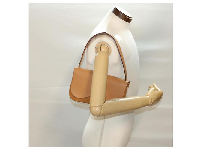 Hermès HERMES Colorado PM Borsa a Spalla Tela Pelle Beige Auth 42860alla - vista 22