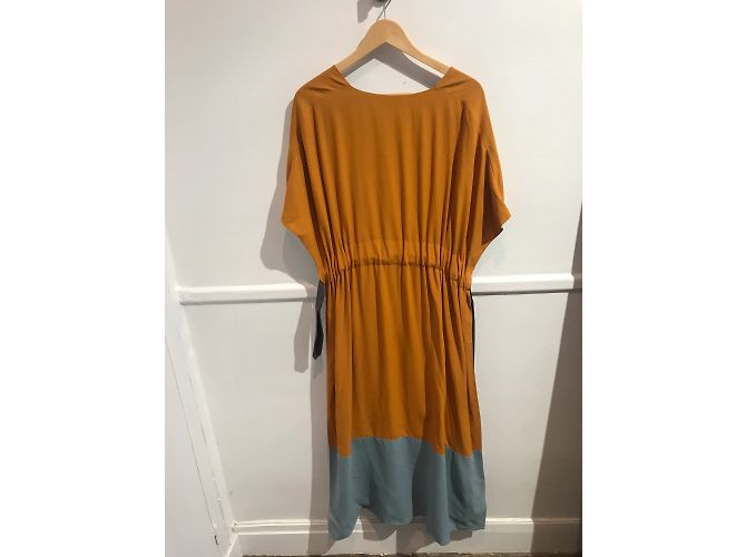 FENDI Dresses T.International S Viscose Orange - view 2