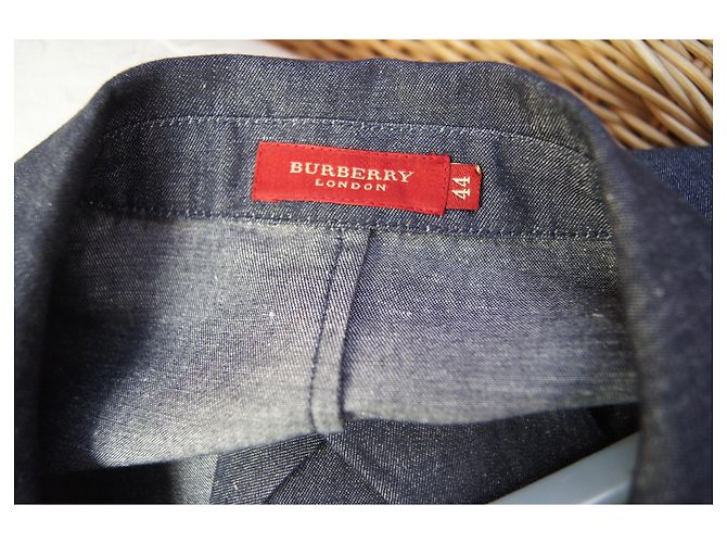 Chaqueta de mezclilla Burberry azul de algodón - vista 3