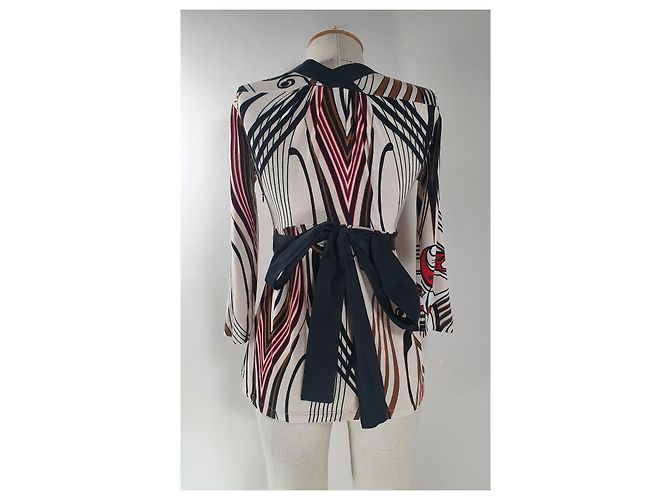 Top Elisabetta Franchi Celyn B de viscosa Multicolor - vista 4