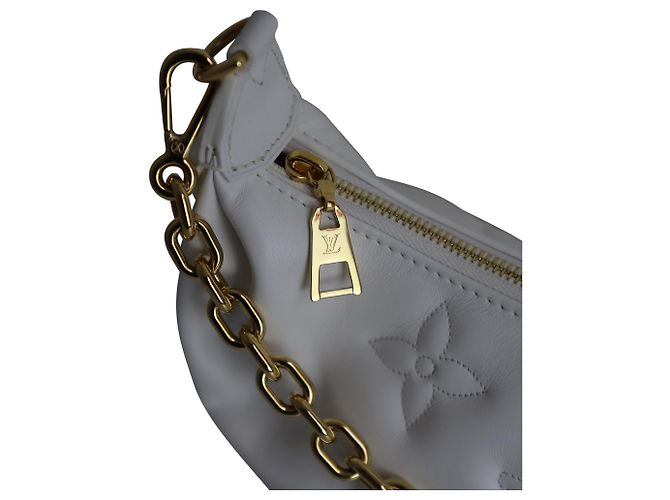 Louis Vuitton Over The Moon in pelle di vitello bianca Bianco - vista 10