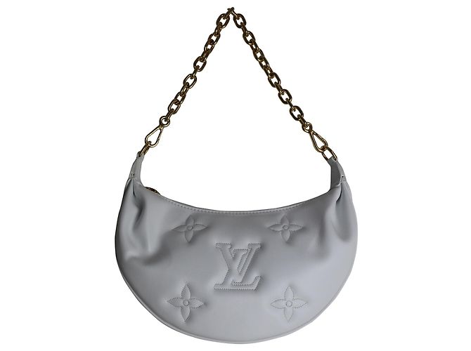 Louis Vuitton Over The Moon in pelle di vitello bianca Bianco - vista 2