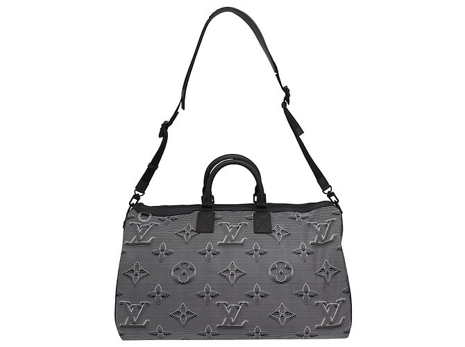 Louis Vuitton Monogram 3D 2054 Reversible Keepall Bandoulière 50 Bag in Multicolor Nylon - view 11